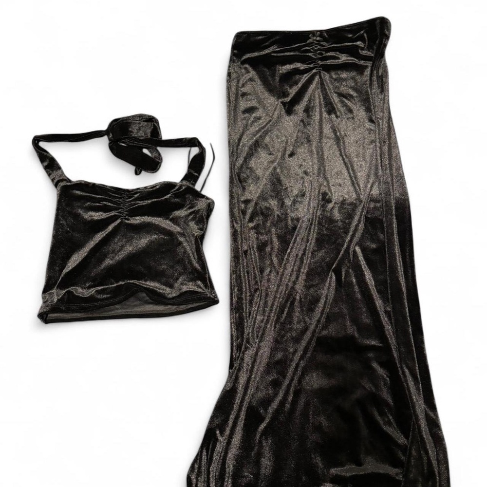 velvet garage two piece set